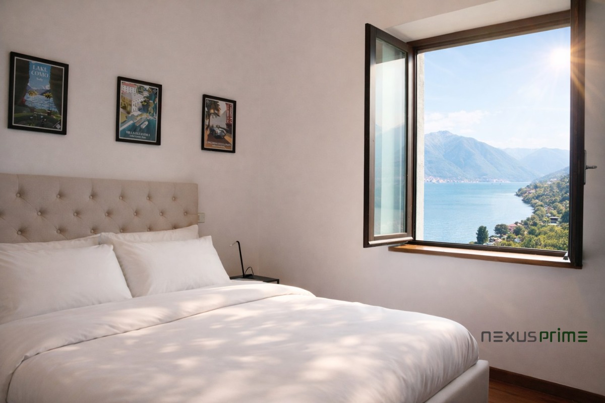 La terrazza con vista panoramica sul lago di  COMO - Asset