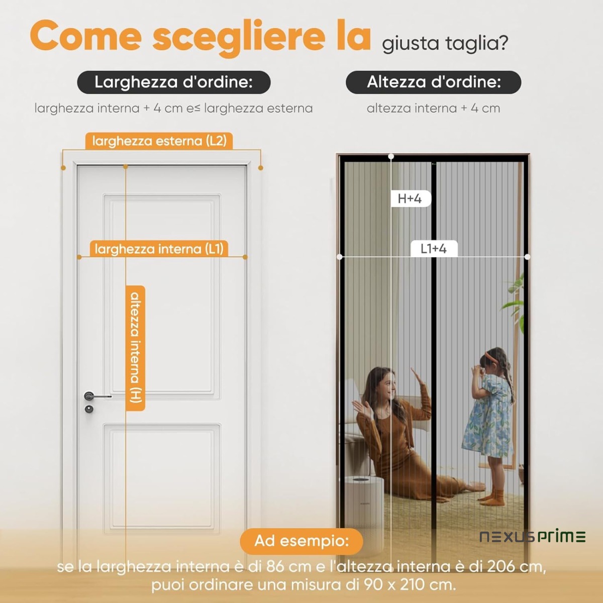 Sekey Zanzariera Magnetica Porte/Finestre - Mag.Potenti, 90x210 cm, Senza Forature, Tela Antizanzare, Translucida, Antistrappo, Idrorepellente - Adesivo a Nastrino 4cm, Non Restringe, Nero : Amazon.it: Fai da te - Asset