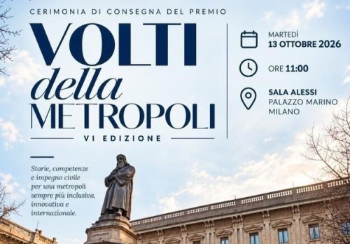 Premio Volti della Metropoli: a Palazzo Marino i r...