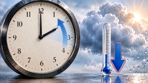 Meteo del weekend e ora solare: temperature in cal...